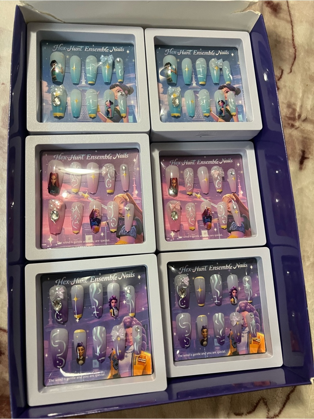 KPOP Hex Hunt Ensemble Press-On Nails (10)Set of 1